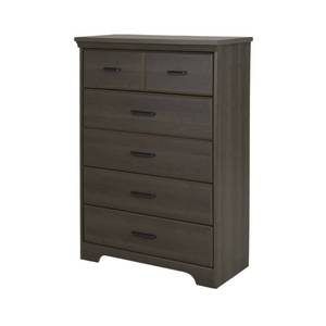 South Shore Versa 5 Drawer Chest - Gray