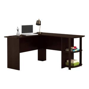 L-Shape Executive Desk - Cherry