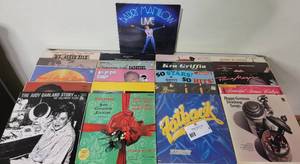 lot 09 image: 21 Very Versatile Vintage Vinyl Records-Judy Garland, Ray Charles, All In The Family Soundtrack & More