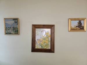 lot 43 image: 3 Beautiful Vintage Framed Art Prints and Paintings