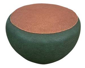 lot 44 image: Very Rare Mid-Century-Modern Olive Ottoman- $450 Value