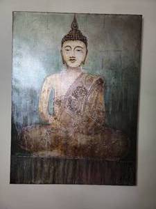 lot 15 image: Gorgeous Buddha Painting iin Canvas 36 x 48