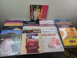 lot 74 image: 20 Fantastic Vintage Vinyl Records- Flower Drum Song Sountrack, Lawrence Welk, Liberace, Die Fledermaus, And More
