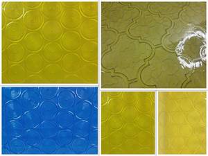 lot 78 image: 5 Pieces of Authentic 1970s Very Rare Mid-Century-Modern Textured Plastic Wall Panels- Great for Room Dividers