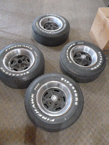 4 Firestone Fire Hawk SS20 Tires and Rims