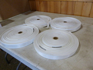 4 Rolls of White Webbing