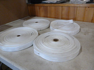 4 Rolls of White Webbing