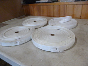 4 Rolls of White Webbing
