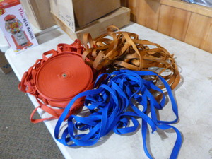 Red, Blue and Brown Webbing