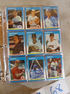 3-Ring Binder of Baseball Cards