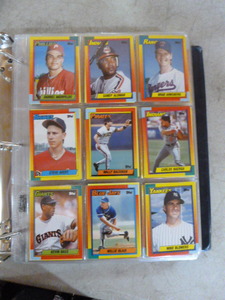 3-Ring Binder of Baseball Cards