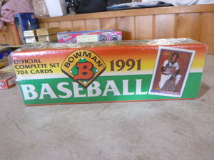 Bowman 1991 Baseball Cards Official Complete Set