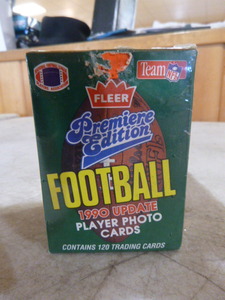 Fleer 1990 Football Update Player Photo Card Set