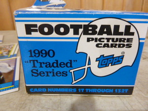 Topps 1990 Football Traded Series Card Set