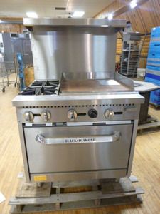 Black Diamond Gas Range