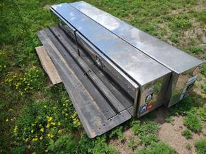 (2) Stainless Steel Truck Tool Boxe...