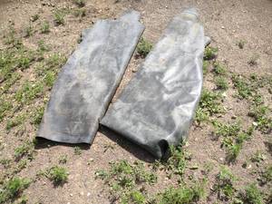 (2) Rolls Rubber Sheeting