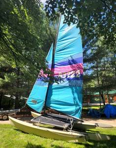 1984 Hobie 16 Catamaran w Trailer