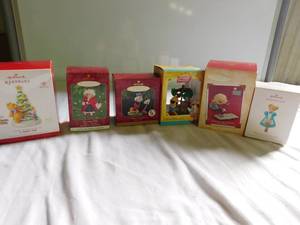 lot 62 image: 5 Hallmark 1 Disney Ornaments in Original Boxes