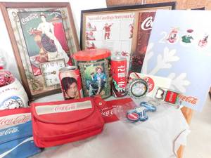 lot 112 image: Coca Cola items
