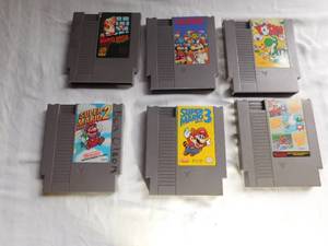 lot 118 image: 6 Ninetndo games