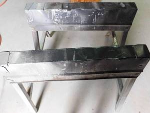 lot 169 image: 2  folding Saw horses