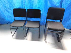 lot 207 image: 6 metal framed chairs