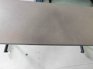 lot 212 image: Heavy duty table 71 12 x 22 12