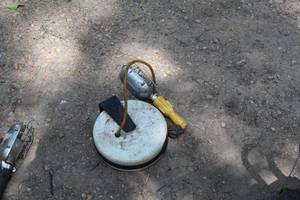 lot 55 image: Shop Trouble Light with Cord Reel
