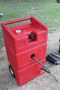 lot 105 image: Tempo Products GW25 Gas Walker 25-Gallon Gas Cart