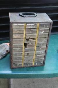 lot 143 image: Parts Organizer Cabinet 30-bin