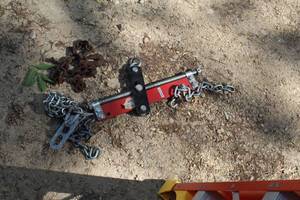 lot 147 image: 34-Ton Engine Lifting Sling w Chains