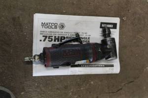 lot 259 image: Matco Tools Air Right Angle Die Grinder