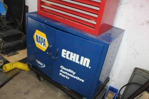 lot 225 image: NAPA Echilin Metal Storage Cabinet 2-door