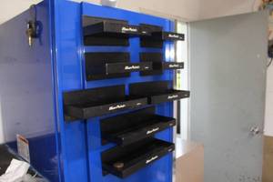lot 250 image: Lot of (8) Magnetic Shelves