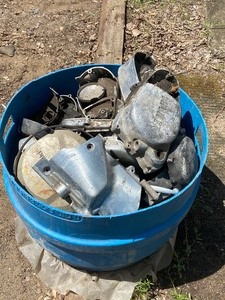 lot 22 image: Motorcycle Aluminum Parts
