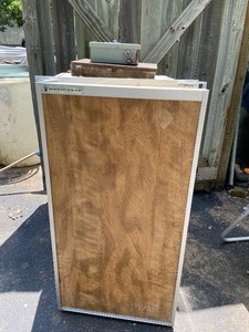 lot 37 image: Refrigerator and Inverter for RV