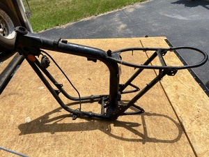 lot 43 image: 1972 Triumph Motorcycle Frame