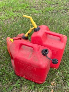 lot 60 image: 3 Gas Plastic Cans