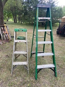 lot 80 image: Gorilla Step Ladders