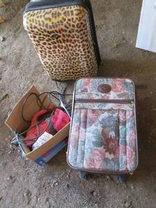 2 pieces of luggage and Dirt Devil ...