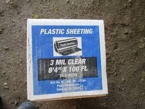 unopened box of plastic sheeting 3 ...