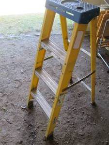 Werner 4ft Fiberglass step ladder...