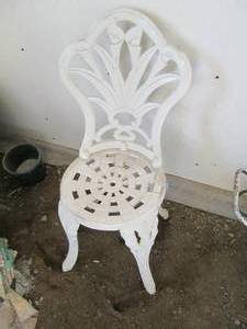 36 tall Metal bistro chair...