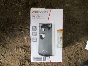 Ambiano electric can opener...