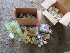 2 boxes of childrens dishes, pound...