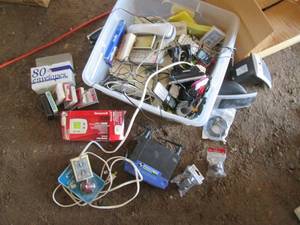 Tote filled with household items li...