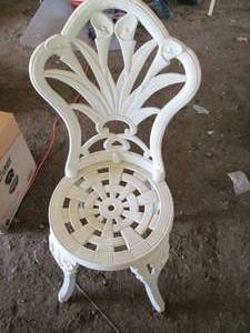 36 tall metal bistro chair...
