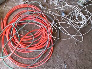 12 pex tubing, hose and long elec...
