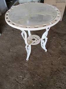 23.25 round 27.5 tall metal frame...